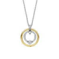 Collier Ti Sento Milano Femme Modern Classic in Argent Cubic Zirconia 34056ZY/42